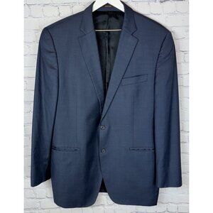 PETER MILLAR Men’s Size 44T 100% Wool Navy Blue Blazer Jacket